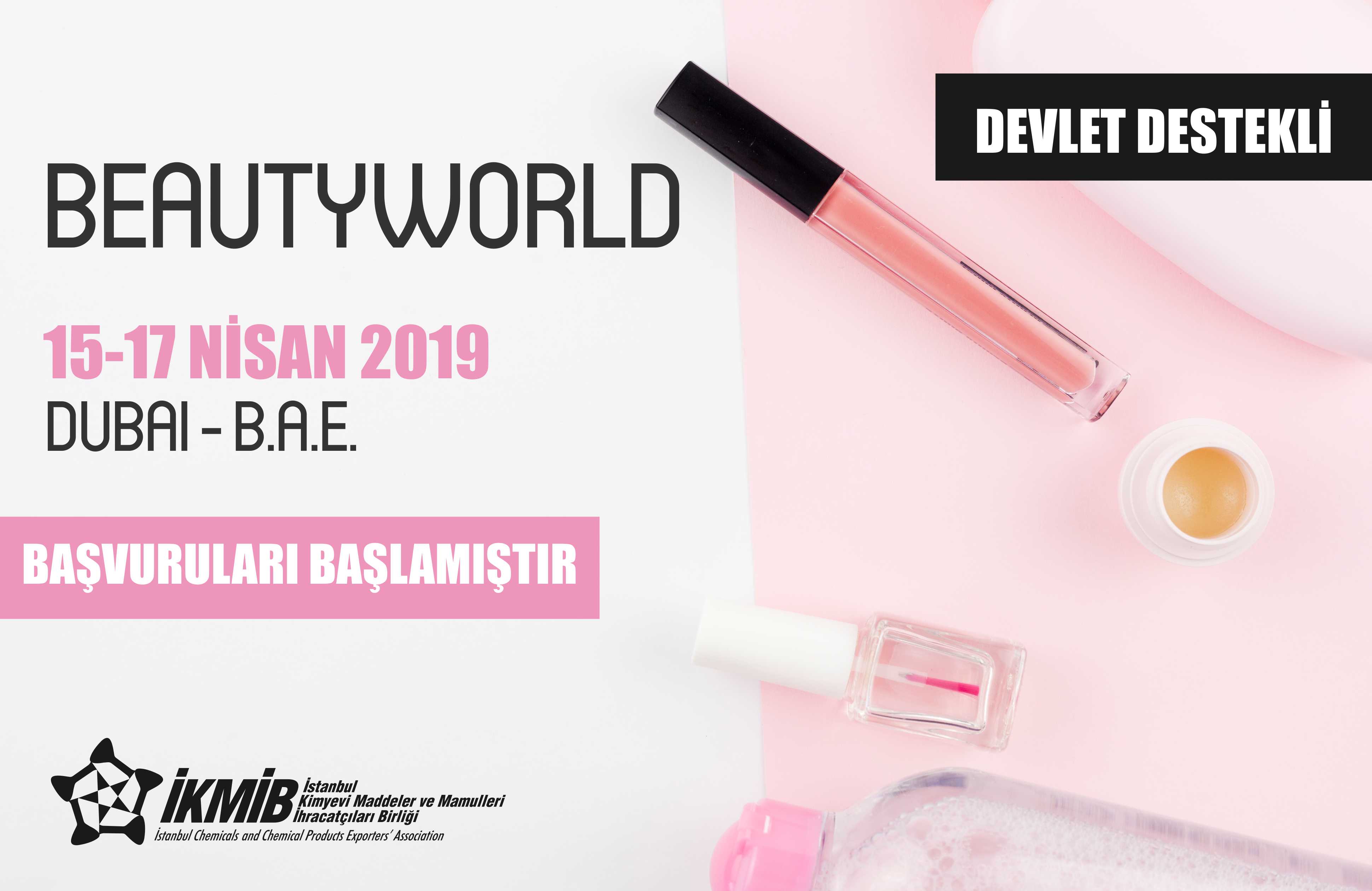BEAUTYWORLD ME 2019 Fuarı Milli Katılım Organizasyonu